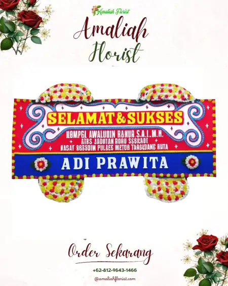 Papan Bunga Ucapan Selamat Ngentakrejo