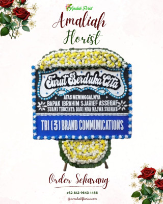 Papan Bunga Duka di Ngentakrejo