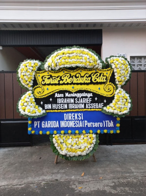 Papan Bunga Duka di Ngentakrejo